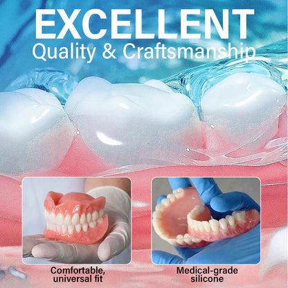 Medical Full Denture with Strong Suction ✅ Made and Shipped from the USA🍀