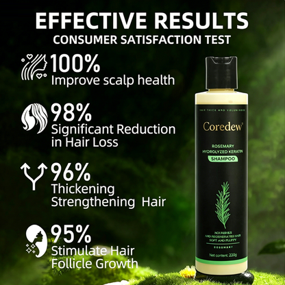 Coredew® Rosemary Shampoo | Hair Growth & Anti-Dandruff Scalp Treatment