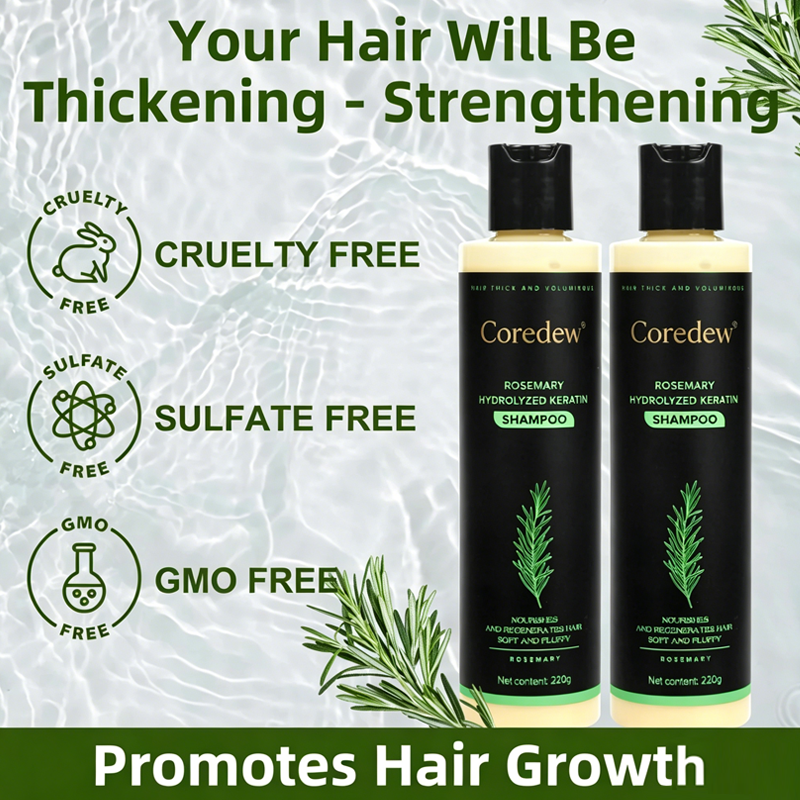 Coredew® Rosemary Shampoo | Hair Growth & Anti-Dandruff Scalp Treatment