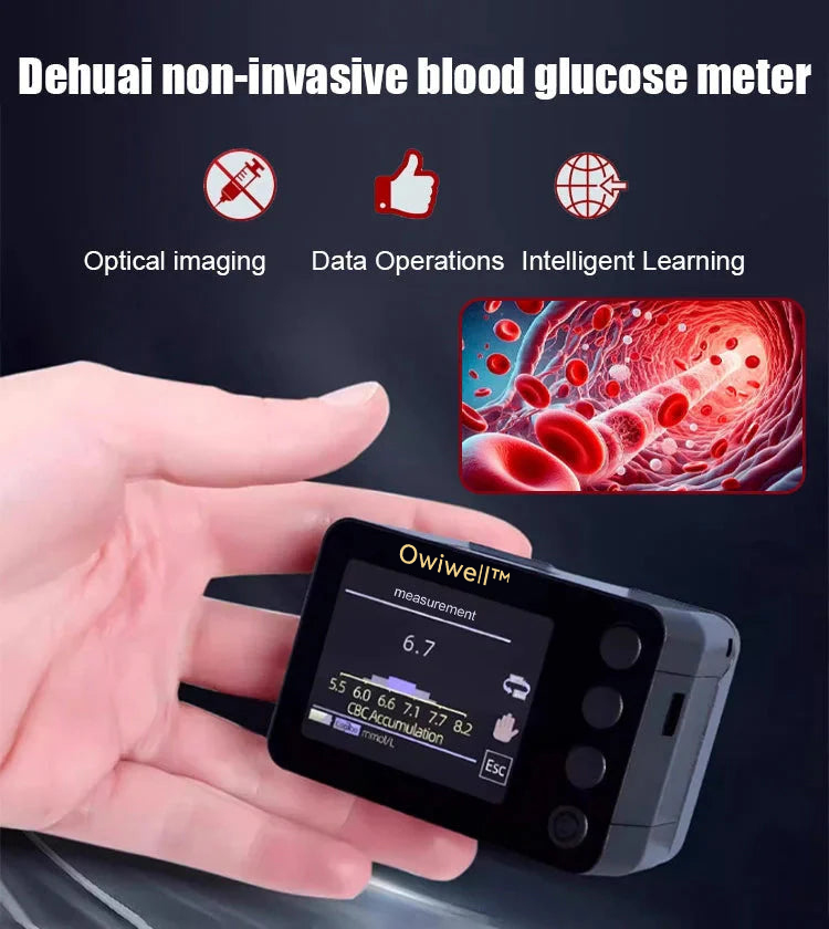 Advanced Non-Invasive Glucose Monitor-99.9% Accuracy + Exclusive Gift