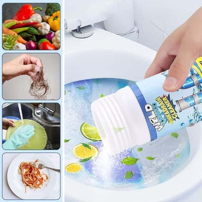 Limited Time ⚡Powerful Sink and Drain Cleaner Powder, Fast Foaming Drain Cleaner for Kitchen and Pipes Cleaning Tool